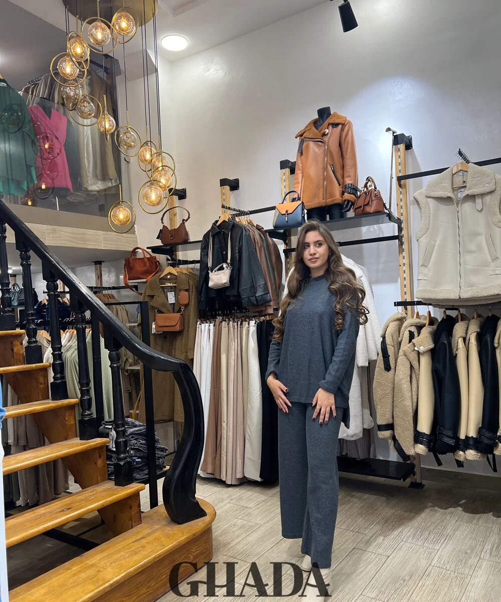 Ensemble En Maille Avec Pantalon