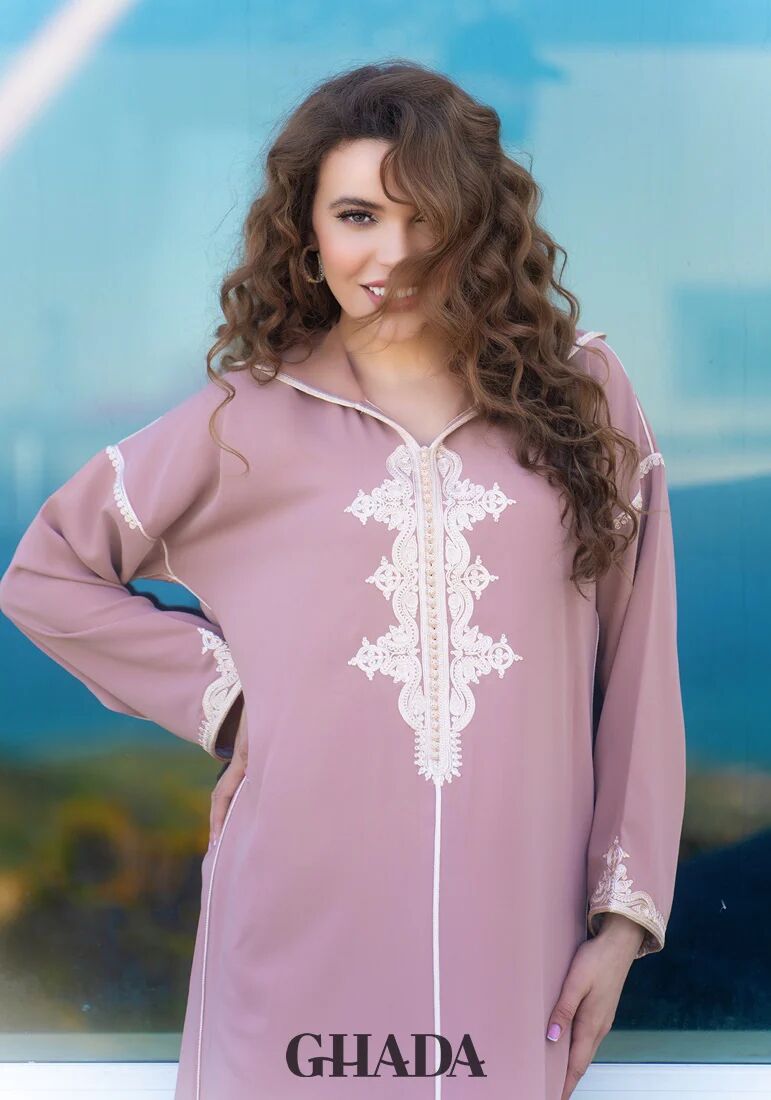 Djellaba En Broderie - Façon Maalem thumbnail 1