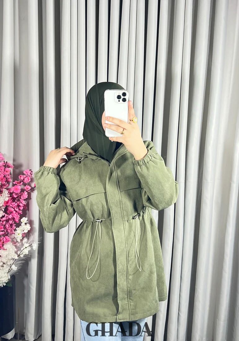 Manteau À Capuche Avec Noeuds thumbnail 3
