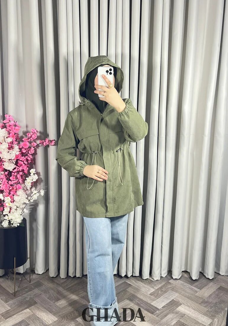 Manteau À Capuche Avec Noeuds thumbnail 2