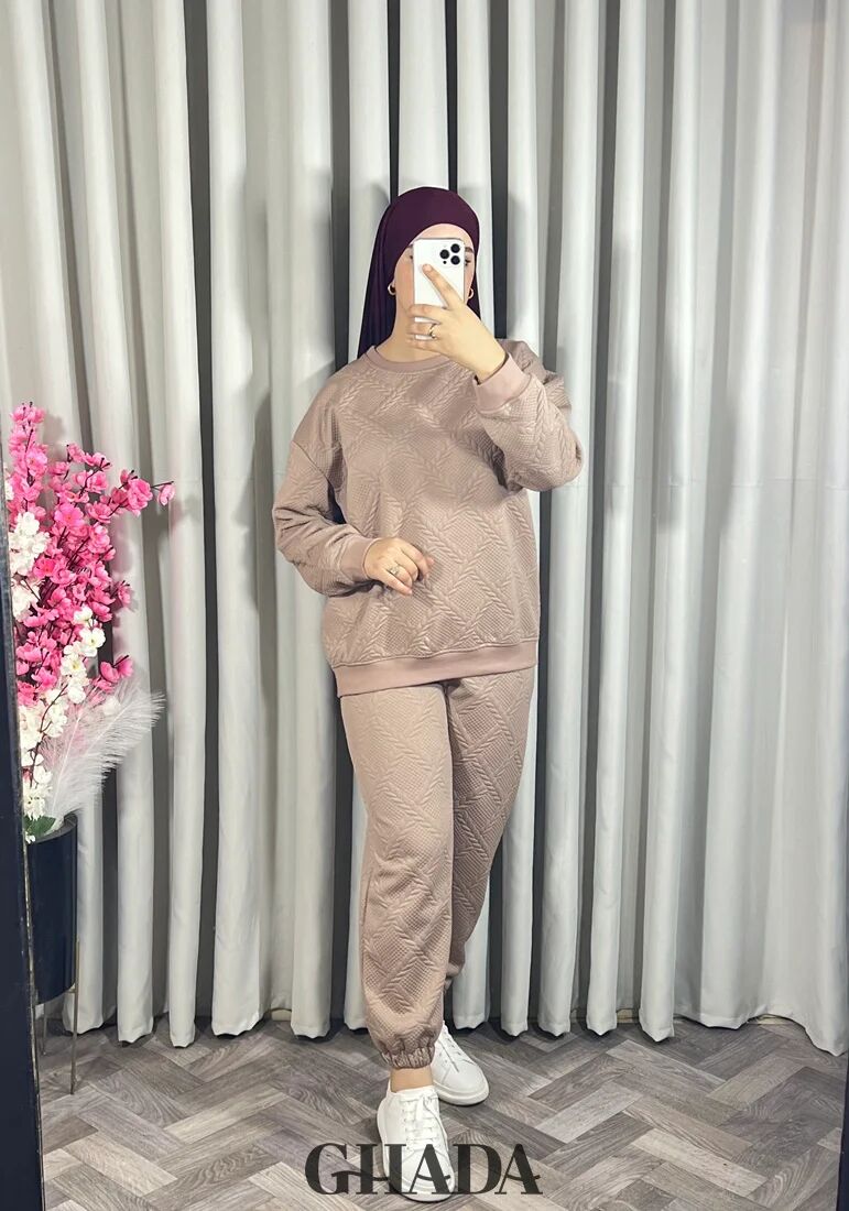 Ensemble En Maille Beige thumbnail 2