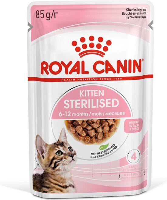 Pâtée Pour Chat Stérilisé Kitten – En Sauce (gravy)