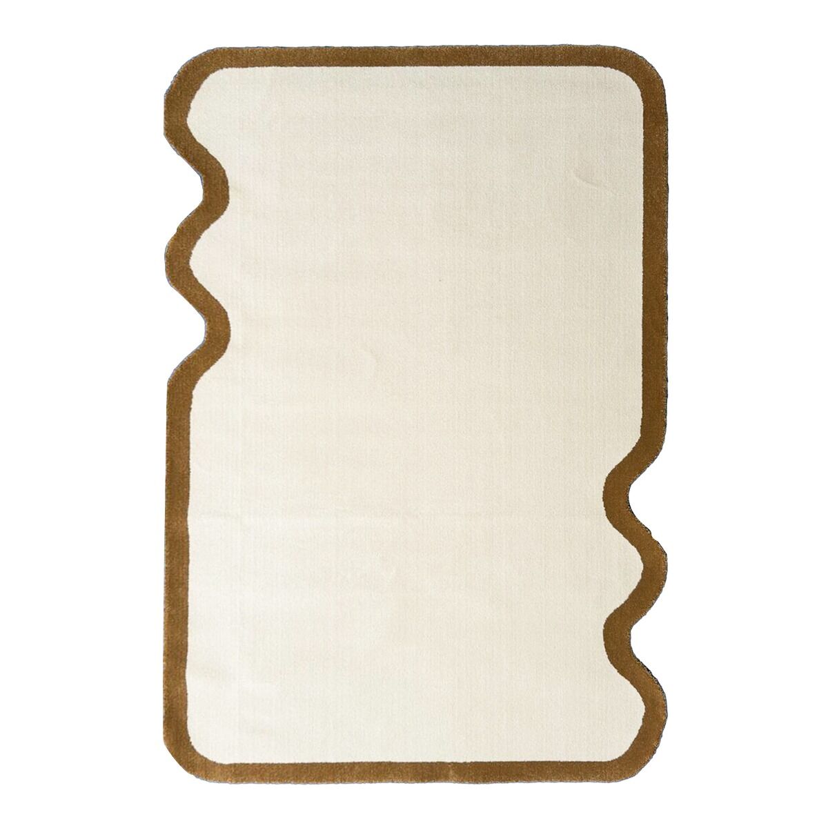 Tapis Forme Originale Duna Crème, Beige Doré