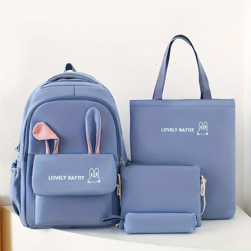 Ensemble De Sacs À Dos De Grande Capacité, Comprenant Un Sac À Dos, Un Sac À Main, Une Pochette Et Un Portefeuille