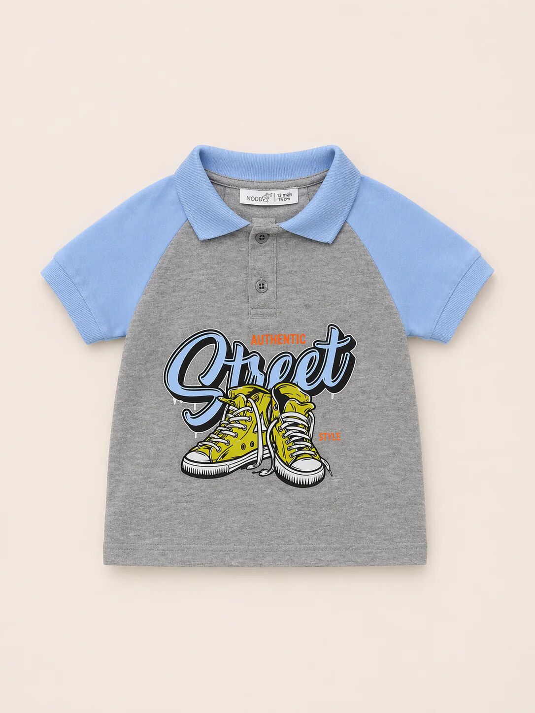 Ensemble Garçon Polo Imprimé & Short – Look Urbain Et Confort Absolu