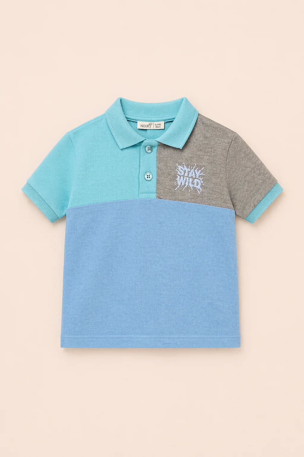 Ensemble Garçon Polo Color Block & Short – Style Moderne & Confort thumbnail 3