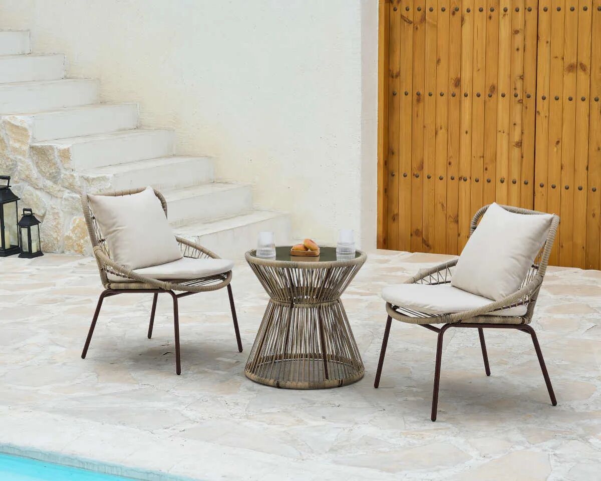 Asilah Ensemble De Jardin 3 Pièces