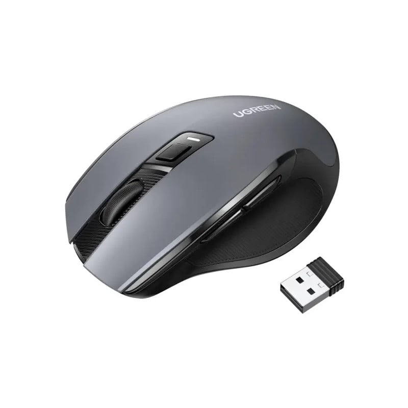 Ugreen Souris Sans Fil Design Egr 2,4 Ghz/15m Noir (90545)