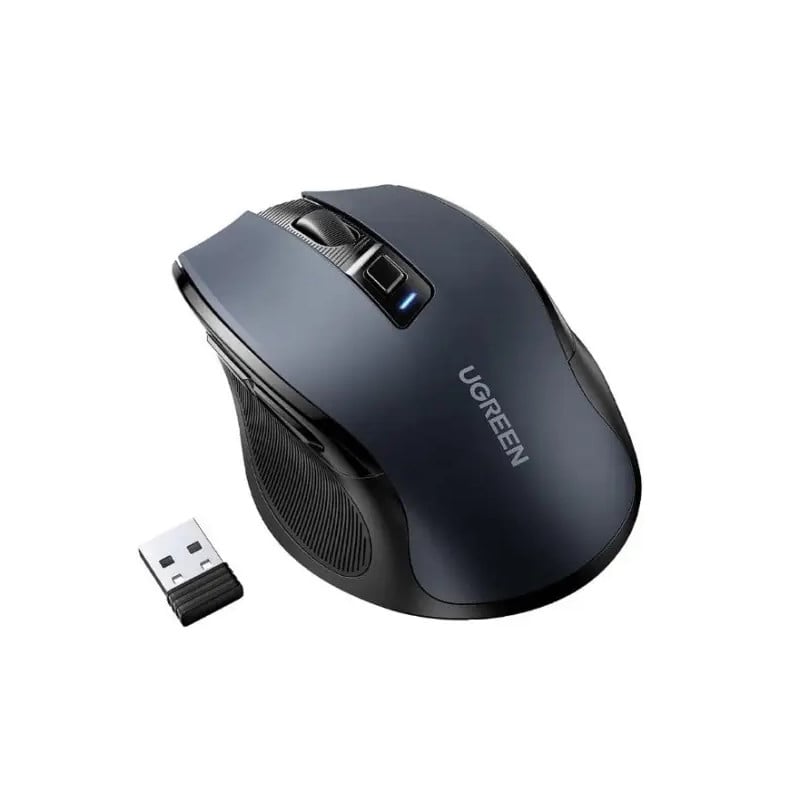 Ugreen Souris Sans Fil Design Egr 2,4 Ghz/15m Noir (90545)