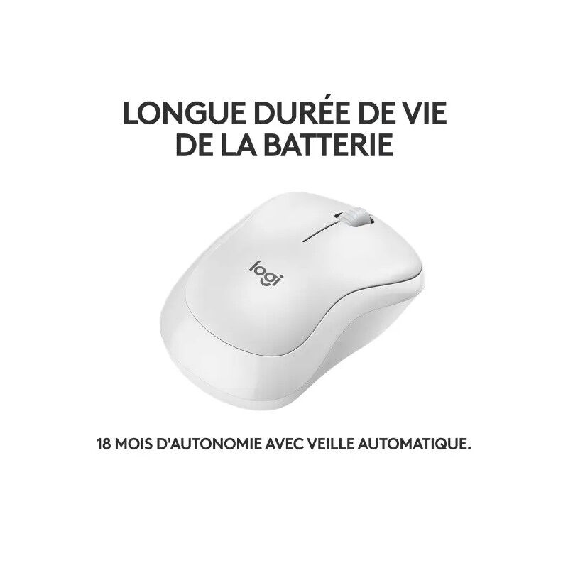 Logitech M240 Silent Blanc thumbnail 3