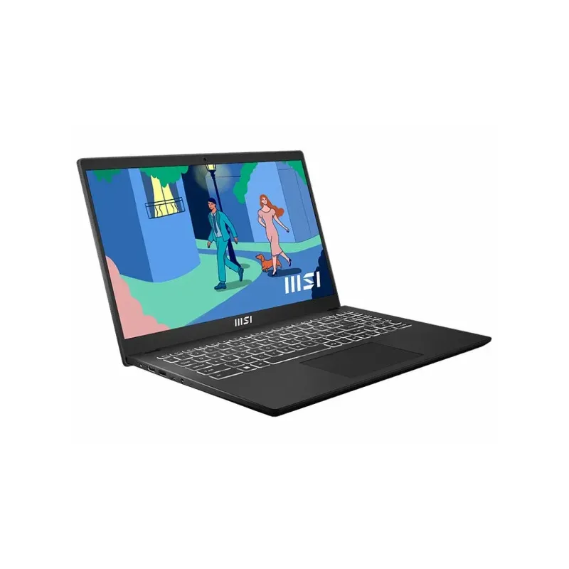 Msi Modern 14 C13m-1446ma Intel I5-1335u/16gb Ddr4/512gb Ssd/14 Fhd Ips/win11 - Noir Classic thumbnail 1