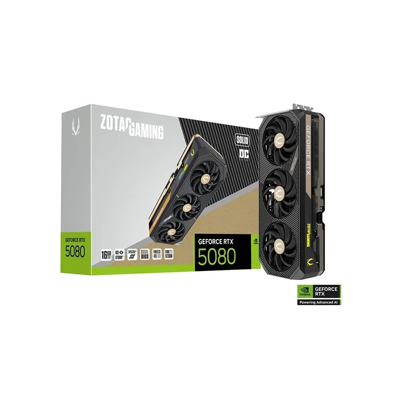 Gaming Geforce Rtx 5080 Solid Oc 16gb Gddr7 thumbnail 3