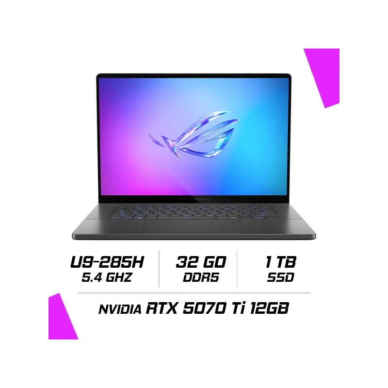Asus Rog Zephyrus G16 Gu605cr Intel Ultra 9 285h/32gb Ddr5/1tb Ssd/rtx 5070 Ti 12gb/16 240hz Wqxga/windows11 (90nr0lz5-m00d90)