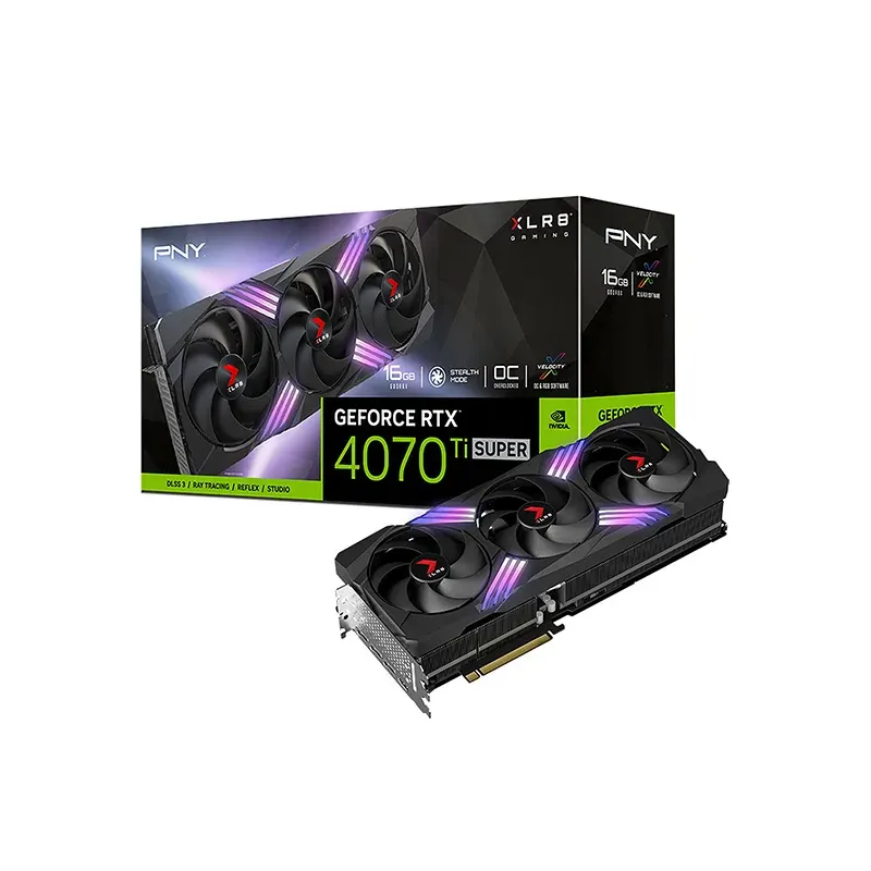 Geforce Rtx 4070 Ti Super 16gb Xlr8 Gaming Verto Epic-x Rgb