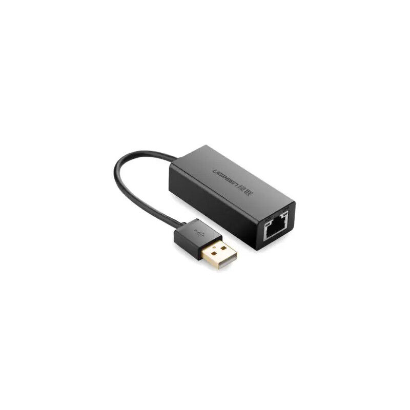 Adaptateur Usb 2.0 To Rj45 Noir (20254)