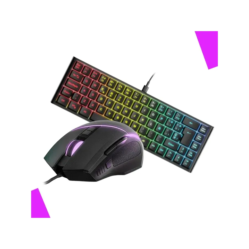 Combo Souris Gaming Esg M2 Flash + Clavier Gaming Esg K4 Kompact Rgb thumbnail 3