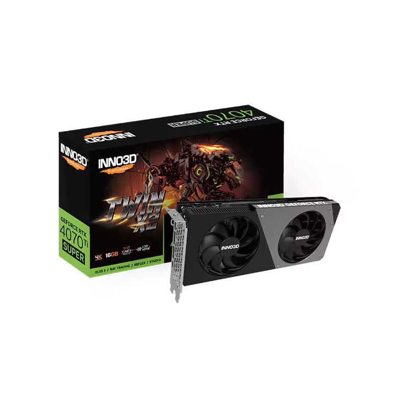 Carte Graphique Geforce Rtx 4070 Ti Super Twin X2 16gb