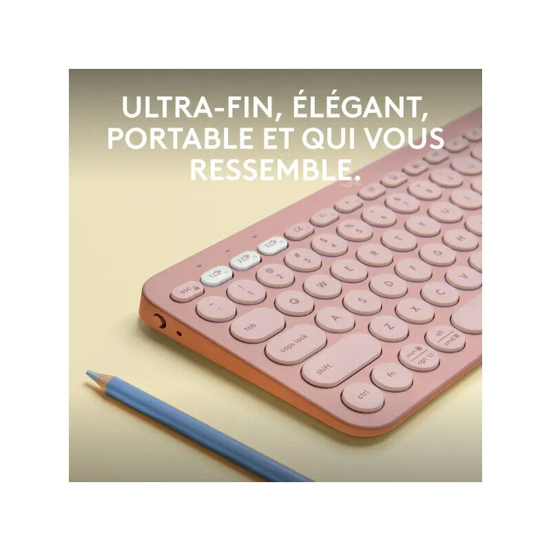 Logitech Pebble Keys 2 K380s Rose thumbnail 3