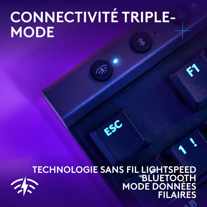 Logitech G515 Tkl Lightspeed Noir (version Tactile) thumbnail 4