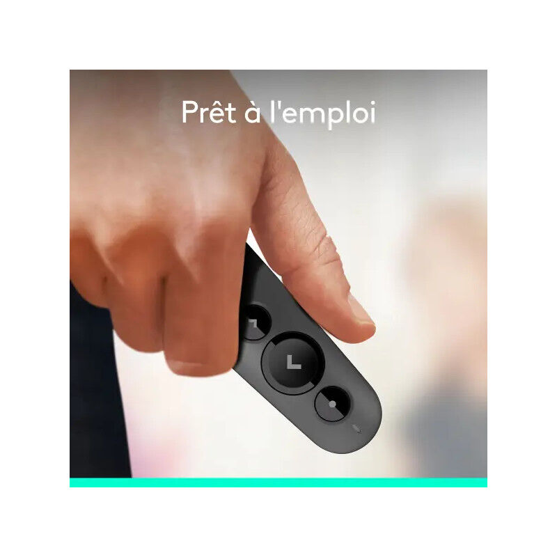 Logitech R500s Laser Presentation Remote Graphite