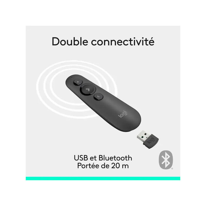 Logitech R500s Laser Presentation Remote Graphite thumbnail 3