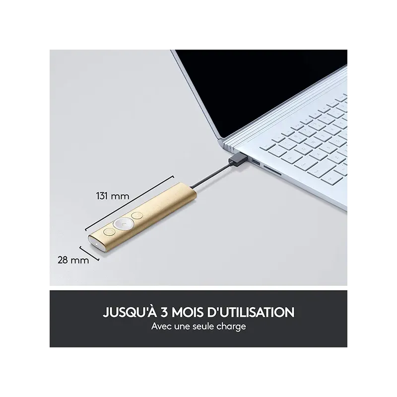 Logitech Spotlight Presentateur Gold thumbnail 3