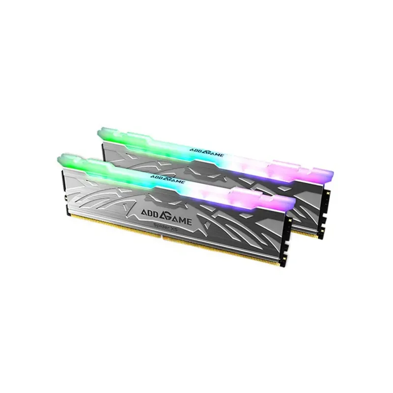 Addlink Addgame Spider X5 Rgb 32gb (2x16gb) Ddr5 5600mhz Cl40 Mémoire Avec Heatsink - Silver | Ag16gb56c40x5usx2