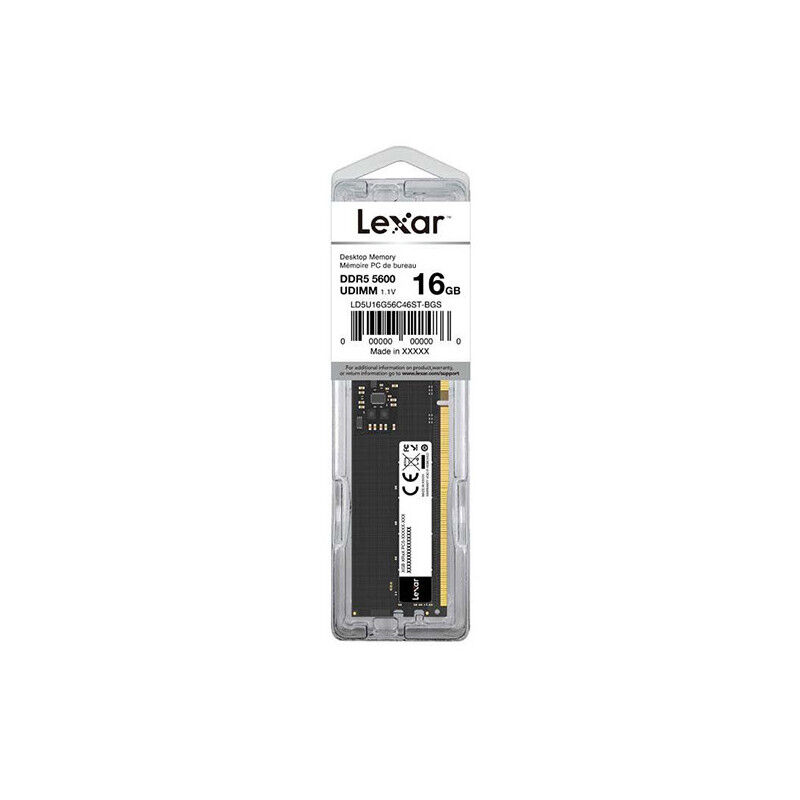 Lexar Udimm 16gb (1x16) Ddr5 5600mhz Cl46 - Ld5u16g56c46st-bgs thumbnail 3
