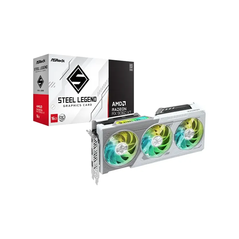 Carte Graphique Amd Radeon Rx 9060 Xt Steel Legend 16gb Oc