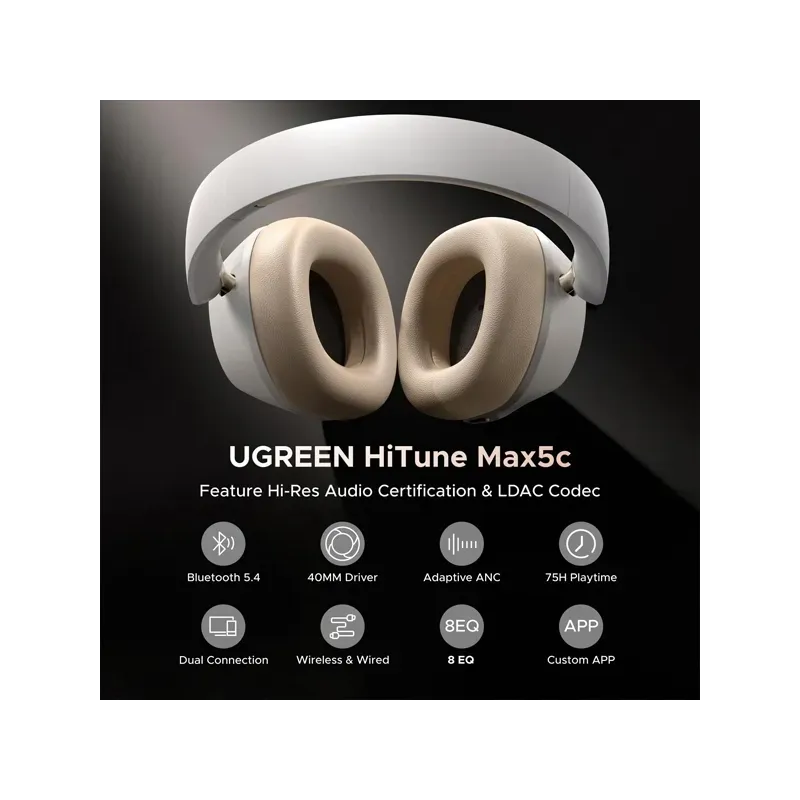 Ugreen Hitune Max 5c Hybrid Anc Blanc (35758)