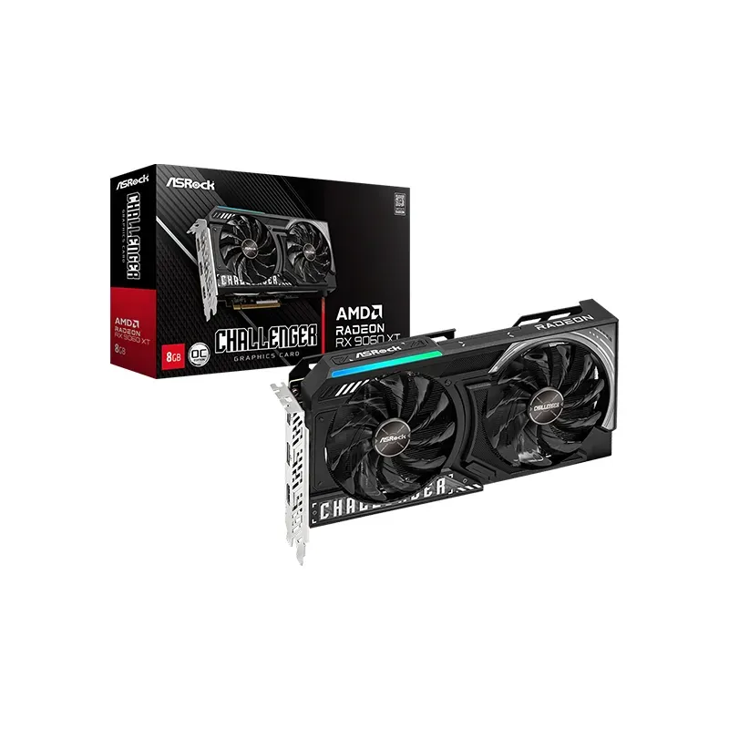 Asrock Radeon Rx 9060 Xt Challenger Oc 8gb Gddr6 thumbnail 4