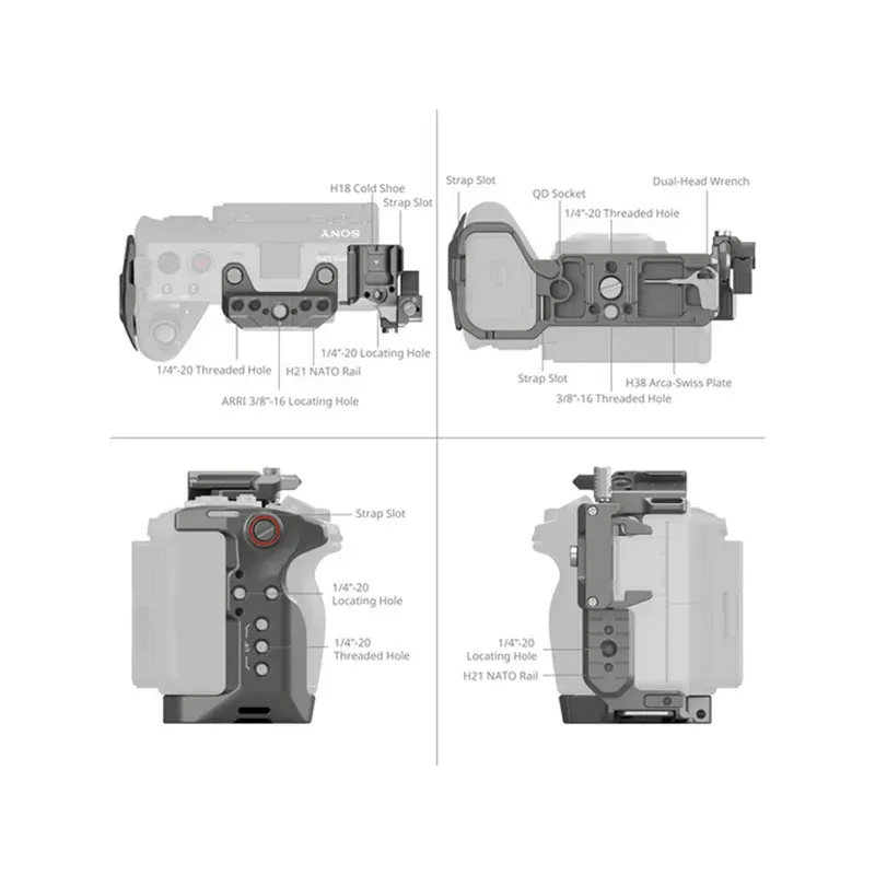 Smallrig Cage Protege Camera Sony Hawklock Kit 4771