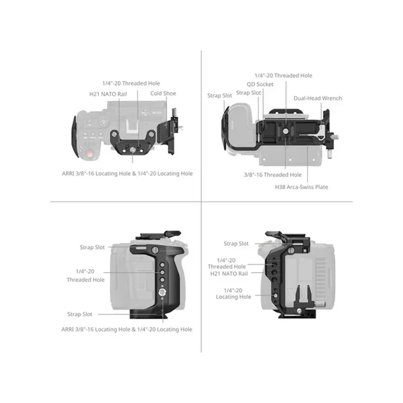 Smallrig Cage Protège Camera Canon Eos C50 thumbnail 4