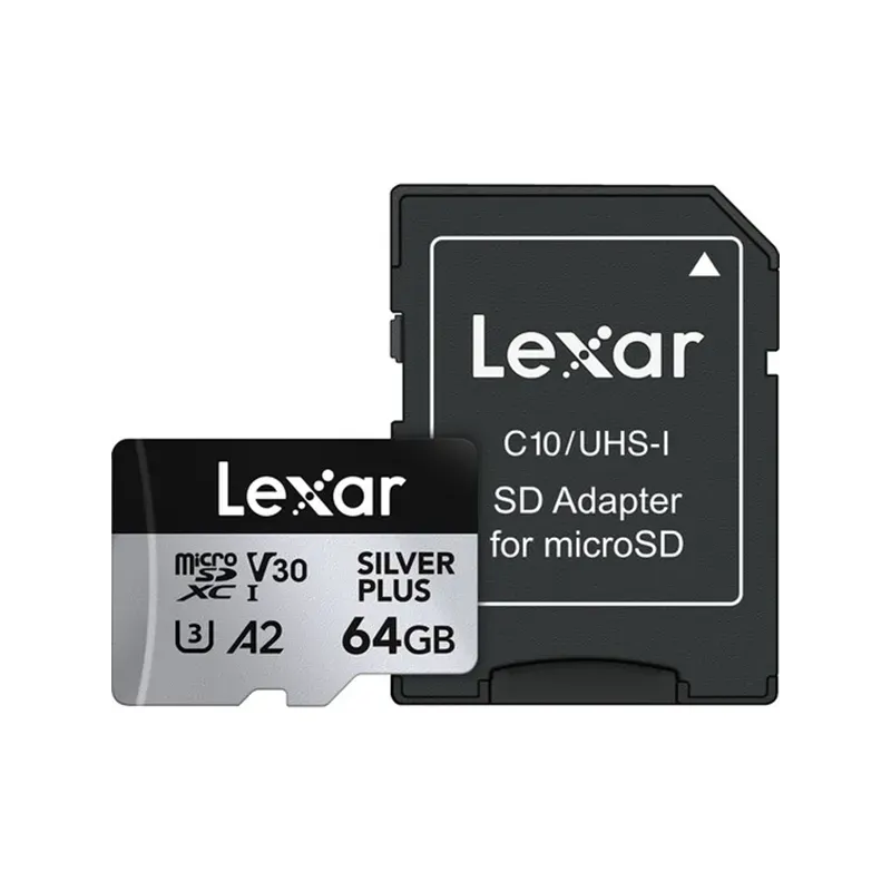 64gb Professional Silver Plus Uhs-i Microsdxc Avec Sd Adapter thumbnail 3