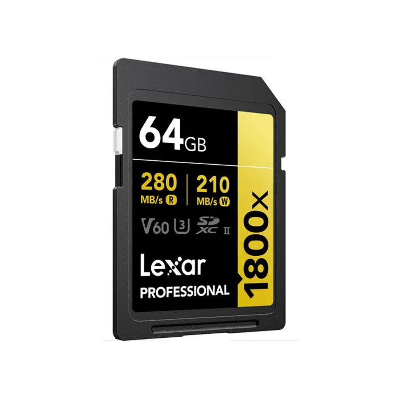 Lexar 64gb Professional 1800x Uhs-ii Sdxc Gold Series