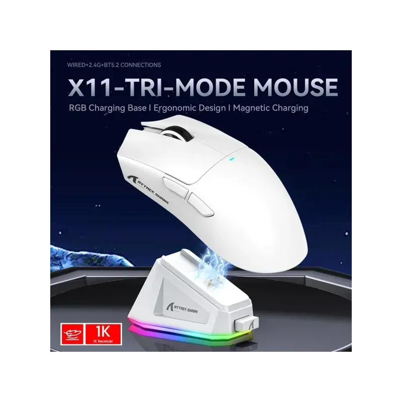 Souris Gaming X11 Blanc