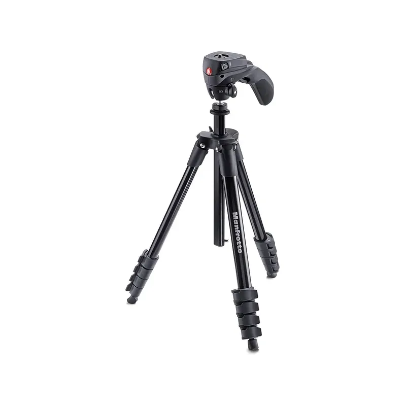 Manfrotto Mkcompactacn-bk Kit Trepied Et Rotule