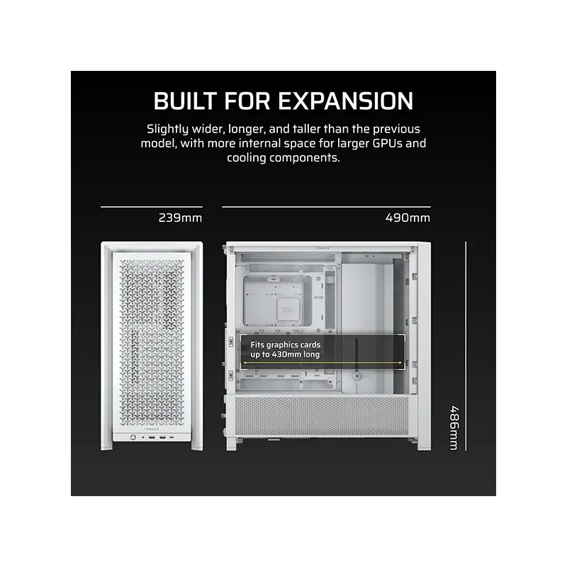 Corsair Frame 4000d Blanc