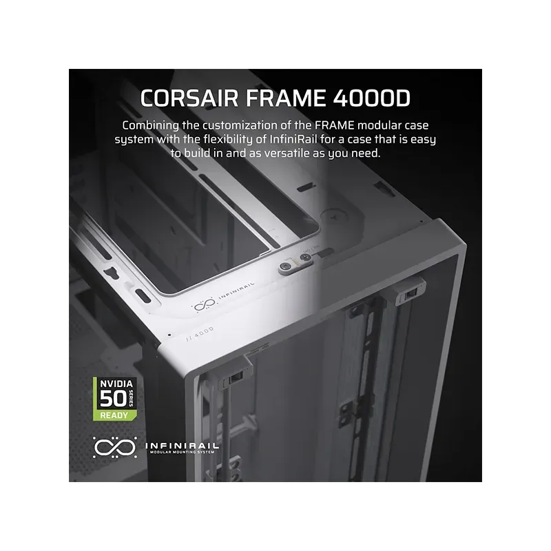 Corsair Frame 4000d Blanc thumbnail 3