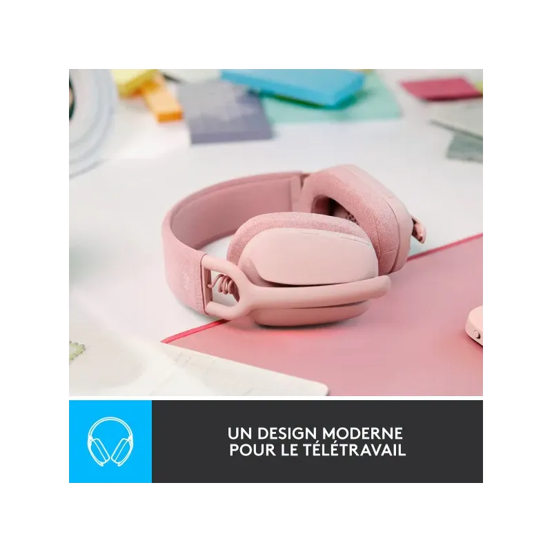 Casque Sans Fil Zone Vibe 100 Rose thumbnail 4