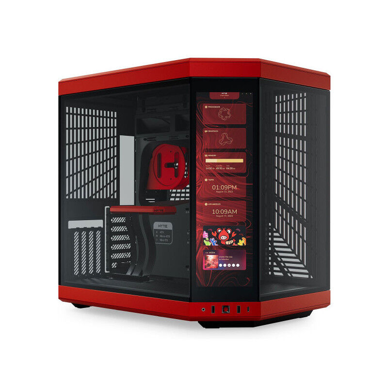 Hyte Y70 Touch Noir Rouge thumbnail 3