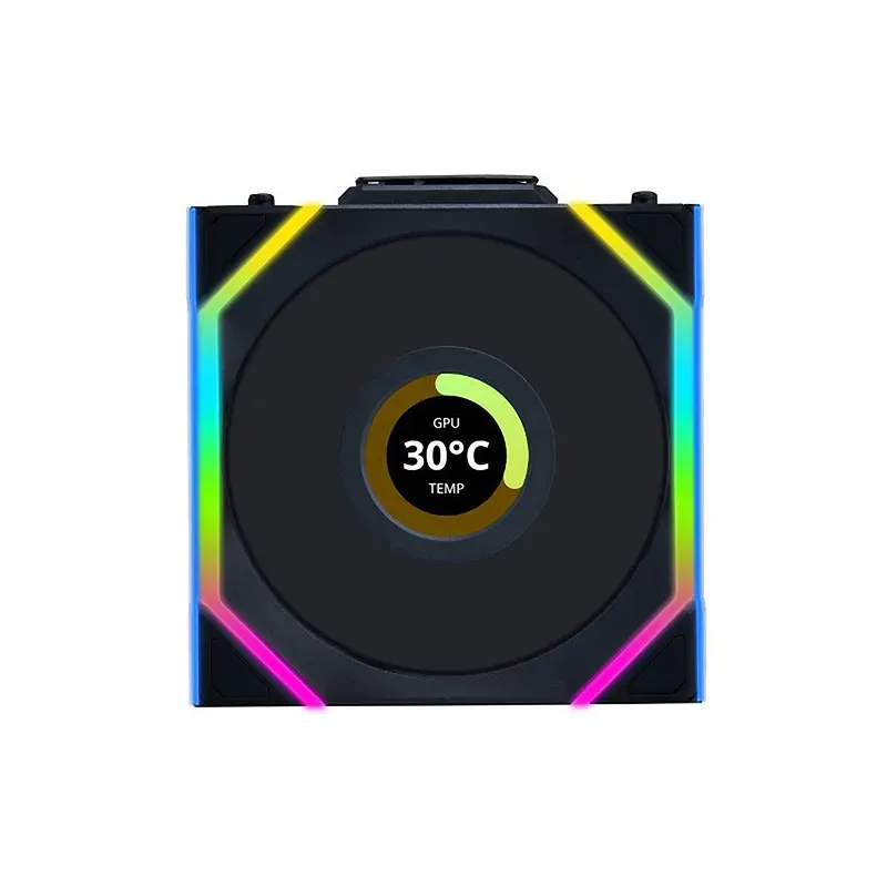 Lian Li Uni Fan Sl Wireless Lcd 120 Reverse Blade Noir