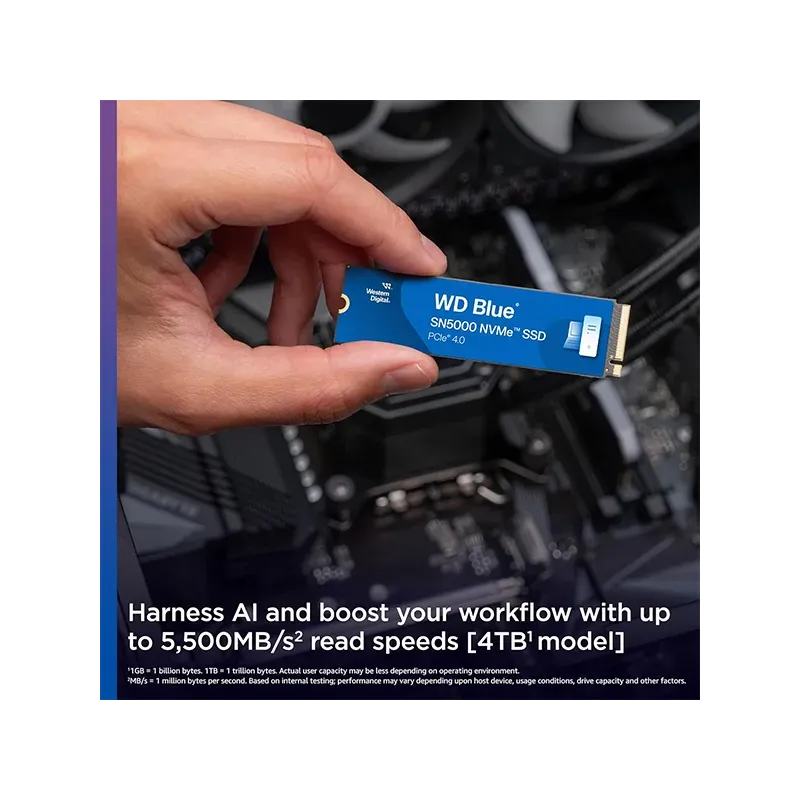 Western Digital Wd Blue Sn5000 2tb Ssd Nvme thumbnail 3