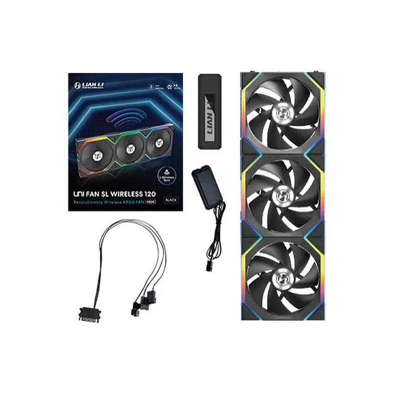 Lian Li Uni Fan Sl Wireless 120 Noir - Pack De 3 thumbnail 3