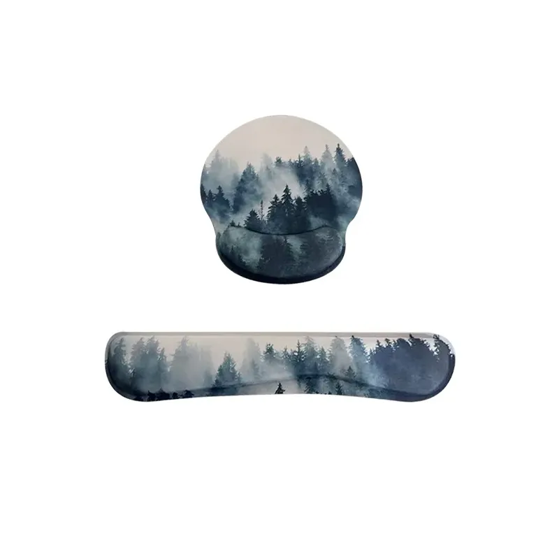 Tapis De Souris Ergonomique Nova Small (bleu Foret)