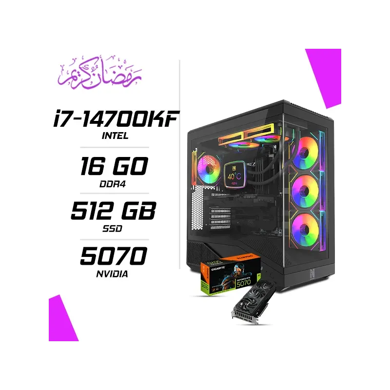 Pc Gamer Intel I7-14700kf Rtx 5070 12g