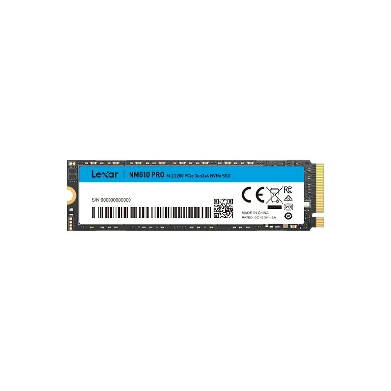 Lexar Nm610 Pro 500gb Ssd Nvme M.2 Pcie Gen3x4