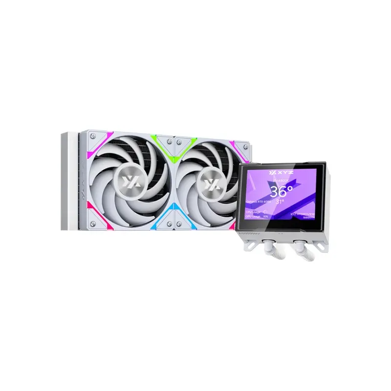 Xyz Hydroview 240 Aio Rgb Blanc