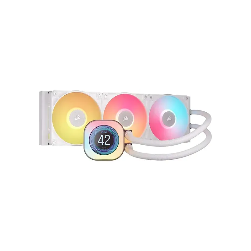 Corsair Icue Link Titan 360 Rx Lcd Rgb Blanc