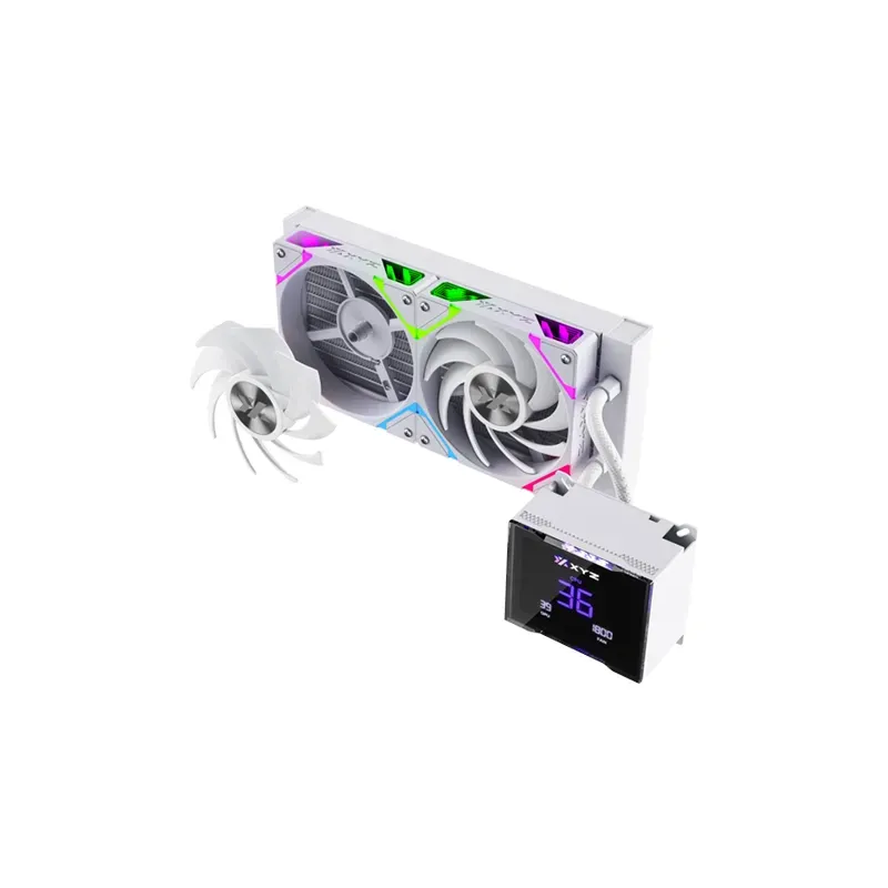 Xyz Hydrotemp 240 Aio Rgb Blanc thumbnail 4